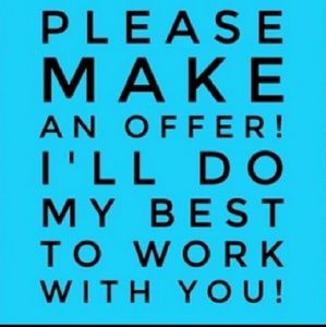 Feel free to make an offer!